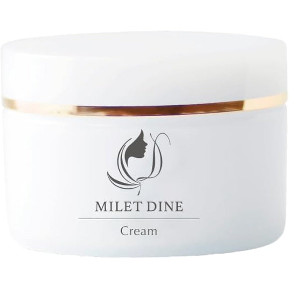 MILET DINE Neutral Moisturizing Cream 40g Contains active ingredients such as Cordyceps cordata extract, squalane, glycyrrhetinic acid, royal jelly extract, hyaluronic acid, PCA, etc. No preservatives, surfactants, colorings, or fragrances.