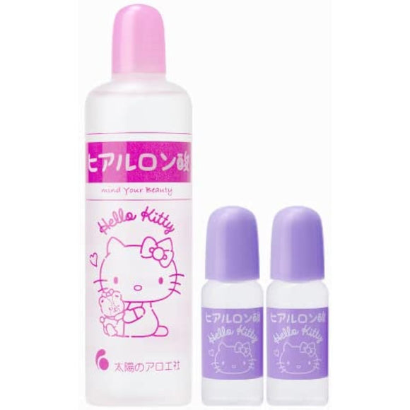 Taiyo no Aloe Hyaluronic Acid Solution Hello Kitty Collaboration 80mL + 10mL x 2