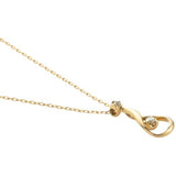 Vendome Aoyama Necklace K10 Yellow Gold AJVN132240DI Drop Necklace