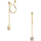 [VIE Vendome Aoyama] Earrings K10 Yellow Gold Diamond Swing GJVE0114 DI