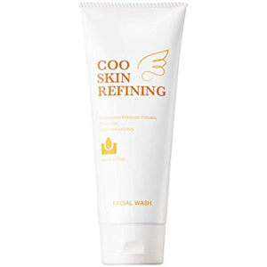 Coo Skin Refining Facial Wash (130g) Yeast Natural yeast Facial cleanser Facial cleanser Foam Floral scent For oily and dry skin Pores Pore care Transparency Natural Moisturizing Botanical Organic Made in Japan