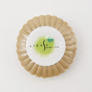 Shirasu Soap Green White 30g x 3 Kagoshima Kagoshima Prefecture Domestic Cosmetics Shirasu Soap Cosmetics Soap Facial Cleansing Facial Soap Volcanic Ash Yoshida Shirasu Volcanic Ash White Soil Gift Present Mail Order