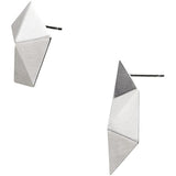 [Vendome Aoyama] [Kengo Kuma + MA,YU] K10 White Gold Paper snake Earrings Small [Kengo Kuma] KMHA0092 White Gold