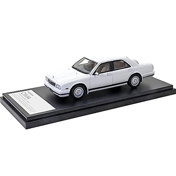 Hi Story 1/43 Nissan CIMA TYPE III LIMITED L (1991) Silky Snow Pearl Finished Product