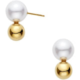 Vendome Aoyama Kengo Kuma + MA,YU SV925 Silver Pearl Metal Ball Modern Earrings Kengo Kuma KM8A0074 VA