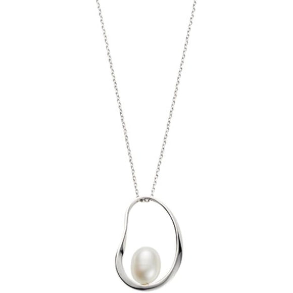 [Vendome Aoyama] [Kengo Kuma + MA,YU] TEEHAUS Necklace Silver 925 Pearl [Kengo Kuma] KMSN002555PF