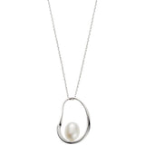 [Vendome Aoyama] [Kengo Kuma + MA,YU] TEEHAUS Necklace Silver 925 Pearl [Kengo Kuma] KMSN002555PF