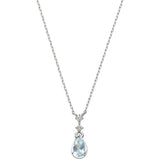 [Vendome Aoyama] [Platinum Woman] Necklace Platinum Aquamarine APVN209840AQ