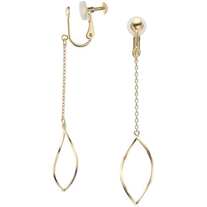 [Vendome Aoyama] Earrings K10 Yellow Gold Basic AJVE2290 YG