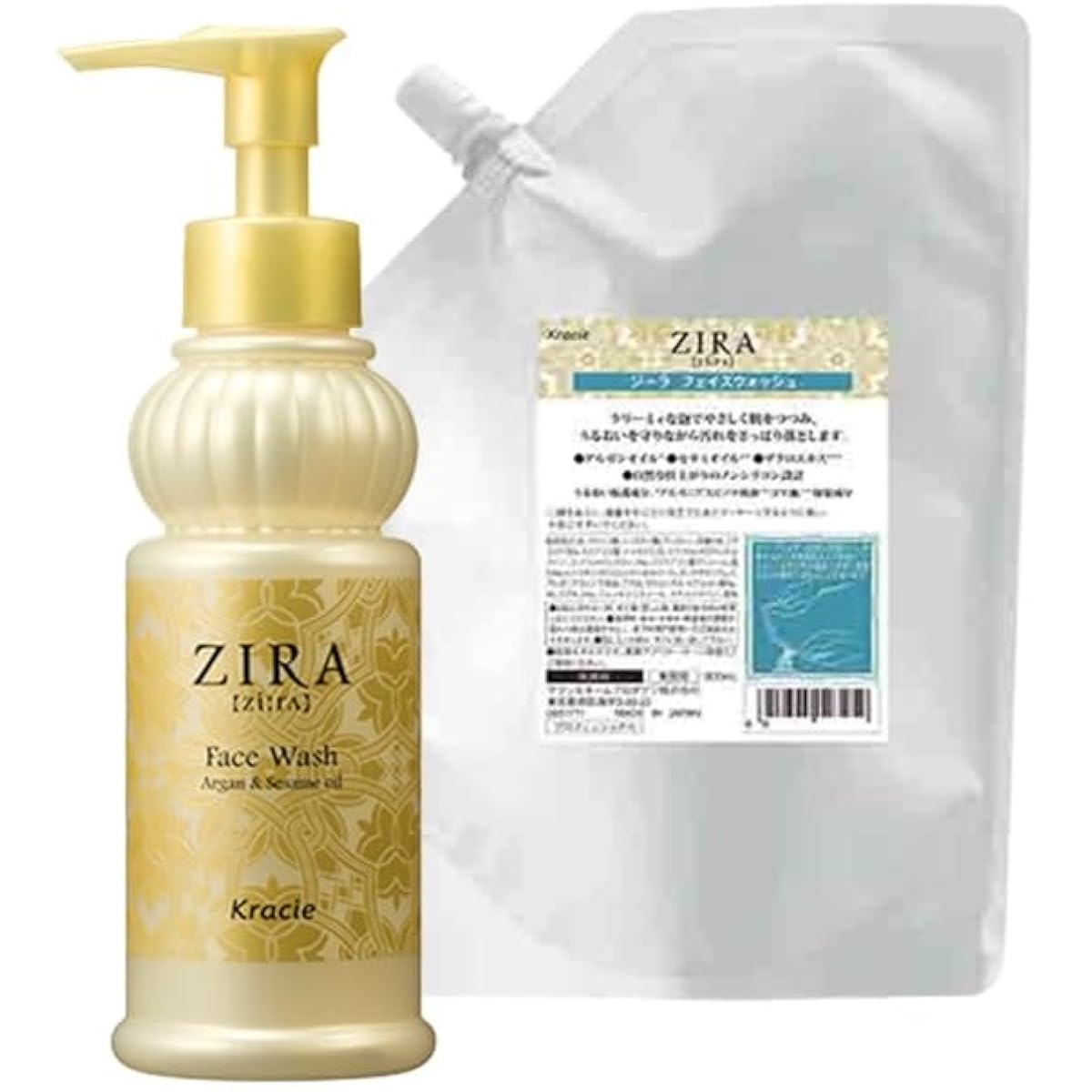Kracie Zira Face Wash, 900ml, refill – Goods Of Japan