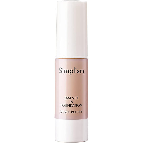 Simple Prism Essence-in Foundation TA Natural Beige Pore and Sebum Cover SPF50+ PA++++ Contains Collagen and Placenta 35g Made in Japan Official Z181185