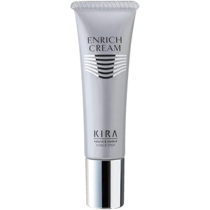 Kira Cosmetics Enrich Cream Moisturizing Cream 30g  with beautiful skin recipe Official Japanese distributor