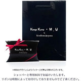 [Vendome Aoyama] [Kengo Kuma + MA,YU] K10 White Gold Freshwater Pearl TEEHAUS Earrings [Kengo Kuma] KMHA0023 PF