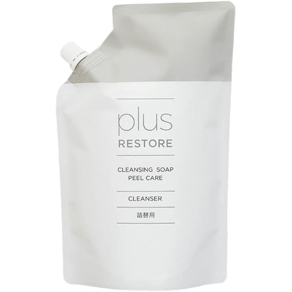 Plus Restore Cleansing Soap Foam Peel Care Refill 500mL + Mini Soap