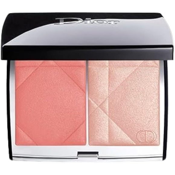 Dior Diorskin Rouge Blush Color & Glow Duo Palette Cheek Highlight (257 Dioriviera, 8g)