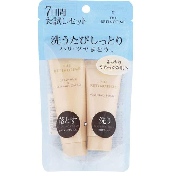 The Retinotime Trial Set Cleansing Cream & Washing Foam 1 set