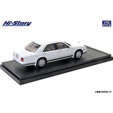 Hi Story 1/43 Nissan CIMA TYPE III LIMITED L (1991) Silky Snow Pearl Finished Product