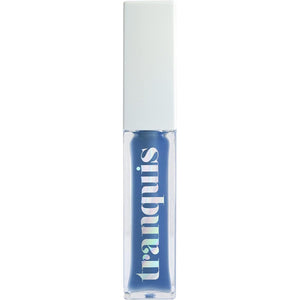 Tranquis Blue Hour Lip Oil Contains 15mg CBD Pomegranate Scent 100% Natural Blue Tansy Cuticles Hangnails Nails Moisturizing Vertical Wrinkles Dryness Prevention Organic Made in Japan 6mL