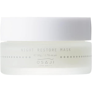 OSAJI Night Restore Mask, Highly Moisturizing/Dryness Protection, Sleeping Mask for Healthy Skin 1.8 oz (50 g)