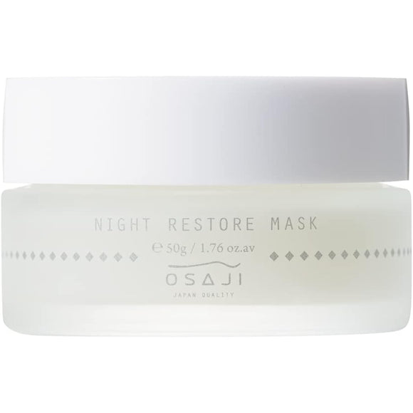 OSAJI Night Restore Mask, Highly Moisturizing/Dryness Protection, Sleeping Mask for Healthy Skin 1.8 oz (50 g)