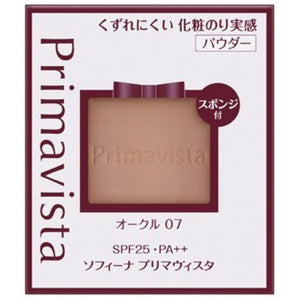 Sofina Primavista Powder Foundation UV, Long-Lasting, Makeup-Applying Feel, Ocher 07, Refill