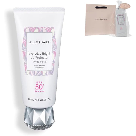 JILL STUART Everyday Bright UV Protector White Floral (SPF50+/PA++++) 60g Sunscreen Birthday Present Gift Comes with shopper