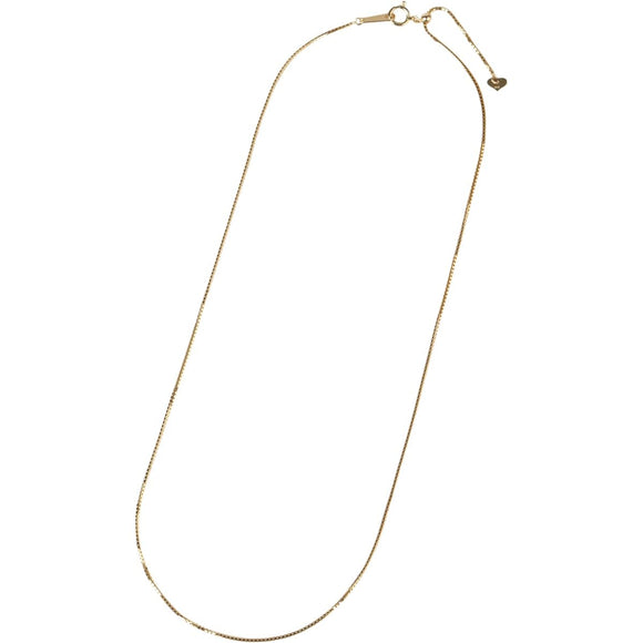 [Fairy Cullet] 18K Gold Necklace K18 Venetian 1.0 45cm Slide Type