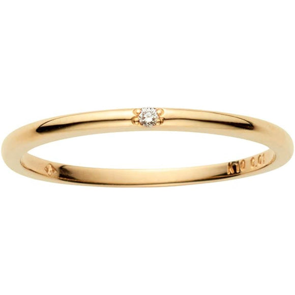 VA Vendome Aoyama K10 Yellow Gold Diamond Pair Ring (Women's) GJVR021609DI Japanese Size 9