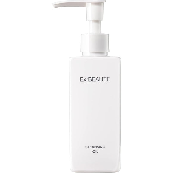 EX:BEAUTE Cleansing Oil 150ml Dryness Fine lines Facial cleansing Pores Dirt Makeup remover Oil-based Water-based Hyalobell Lipidure Moisturizing Friction-free Made in Japan