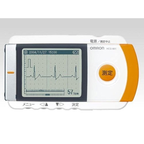 Omron portable electrocardiograph HCG-801