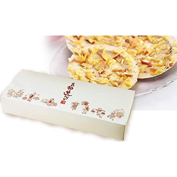 Nanbu Senbei No Bandeya Apple Rice Crackers, 15 Pieces, Simple Box, Gift, for Home Use, Apples, Nanbu Rice Crackers, Rice Crackers