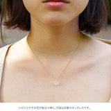 HARIO Lampwork Factory HAP-C-003 Necklace 1 White Clover Gold