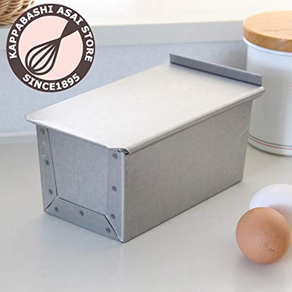 Asai Shoten Altite Bread Pan, 1 Loaf with Lid, Gray – Goods Of Japan