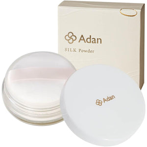 Adan Silk Powder 5g - Improves skin texture, makeup finish, skin care powder, 100% Japanese silk