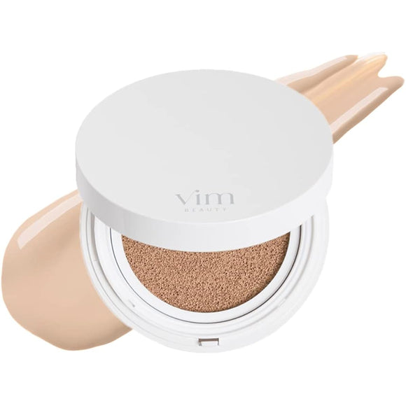 VIM Cushion Foundation SPF50+ PA+++ Durable Coverage Conceals blemishes 22 Sand