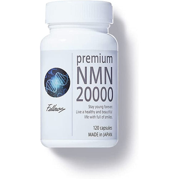 Fellows β-NMN Supplement 20,000mg (166.7mg x 120 tablets) 10 types of beauty ingredients