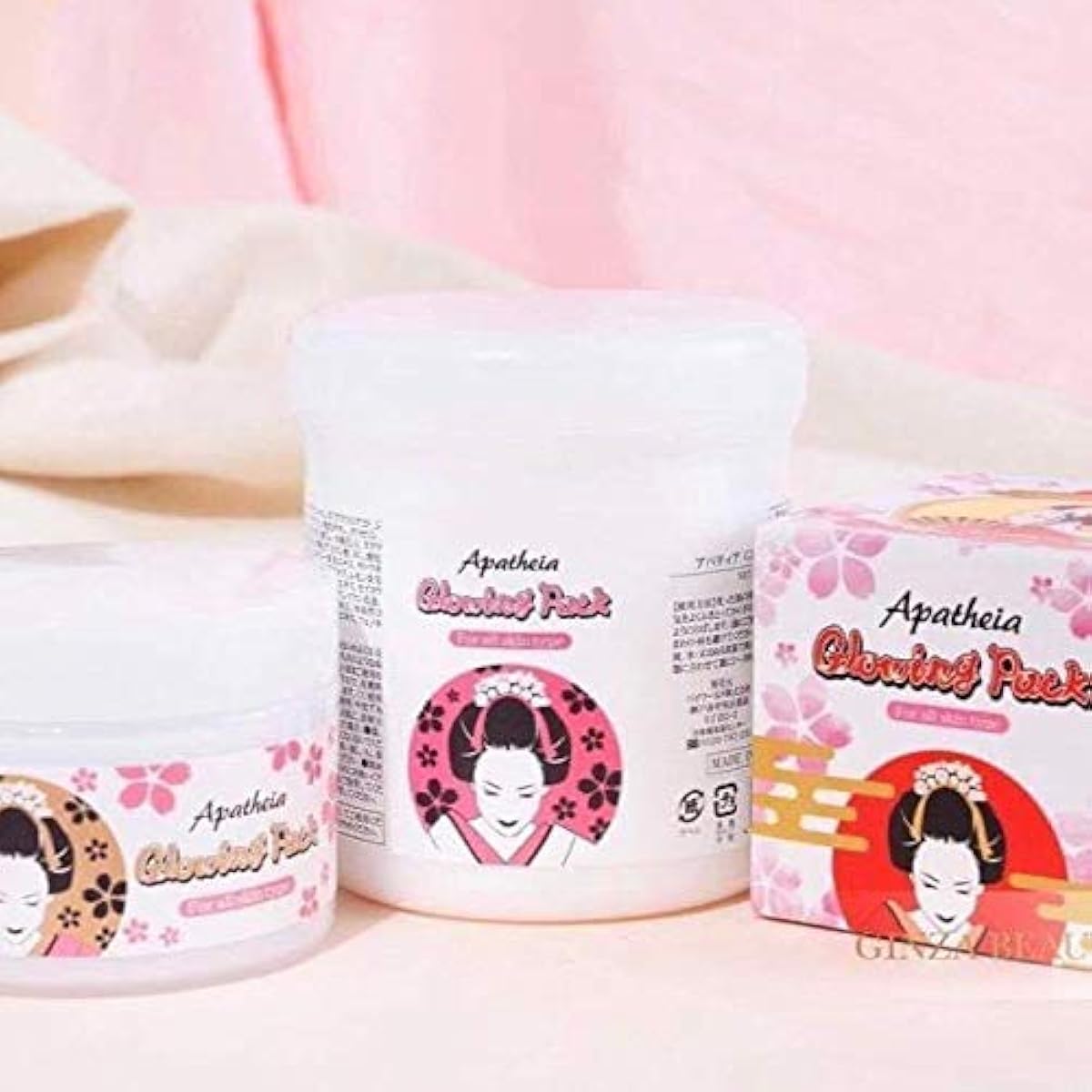 Api Athia Apatheia Glowing Pack Wash-off type whitening pack 500g Apatheia Glowi ...
