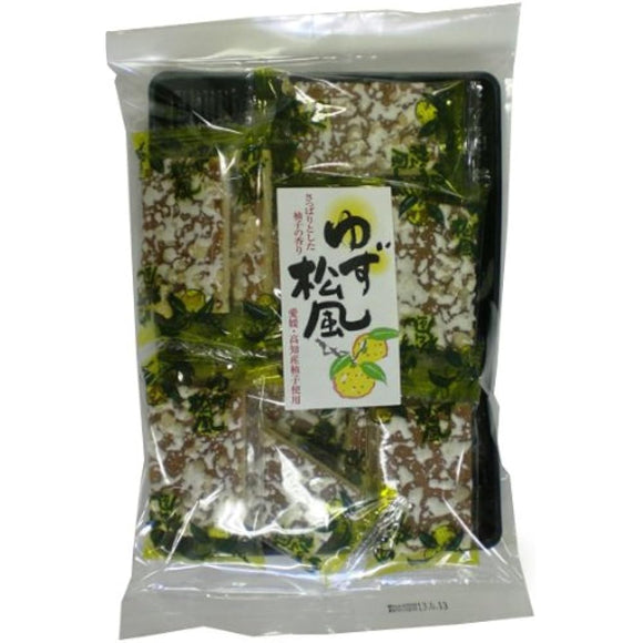 Ikeshige Foods Yuzu Matsukaze, 12 Sheets x 12 Bags