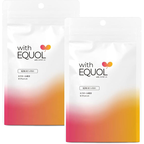 EQUOL 10mg supplement domestically manufactured soy isoflavone with EQUOL approximately 1 month supply 2 bags set