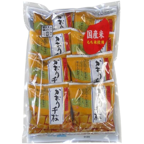 Hinodeya Confectionery 8 Piece Kaori 1000 Sheets (0.5 oz (13 g) x 8 Pages x 10 Bags