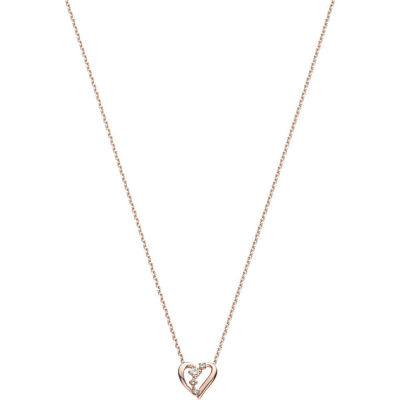 [VIH Vendome Aoyama] Necklace Silver Pink Gold Cubic Zirconia Heart GS9N022040CZ