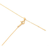 [Fairy Cullet] K18 Cut Azuki Certified 0.9mm Width 45cm Approx. 1.5g Slide Pin Necklace 18K Gold