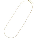 [Fairy Cullet] 18K Gold Necklace K18 Venetian Chain 45cm (Pin Type Adjuster 0.7mm Width Approx. 1.8g)