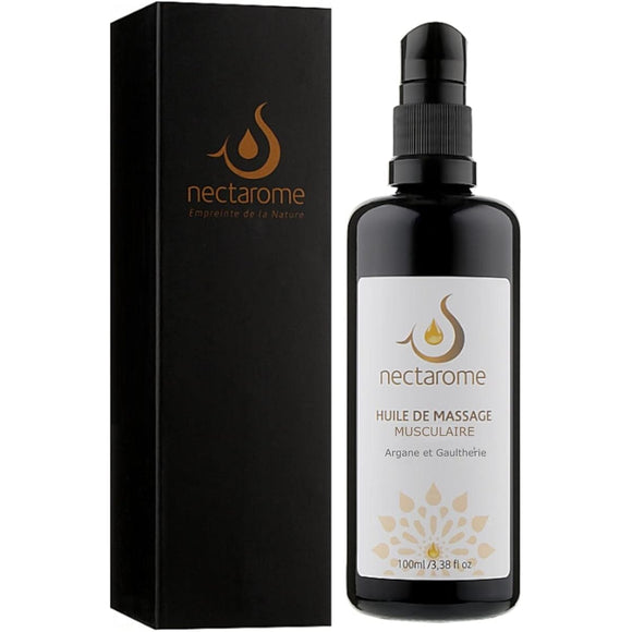 NECTAROME Muscle Care Argan Oil Muscle Oil Body Oil Massage Oil 100ml [Muscle Massage] [Oxidation-Proof Light-Proof Bottle] [Experience the Effects of Moroccan Beauty]