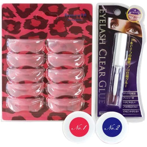 Imerit False Eyelash Curl Kit (False Eyelash Curl Kit/False Eyelash Curl Set) Silicone Lot: SS.S.M.L.LL (all sizes included) Made in Japan Curl Cream Liquid Extra 4g each (about 30 uses) Self Eyelash Kit