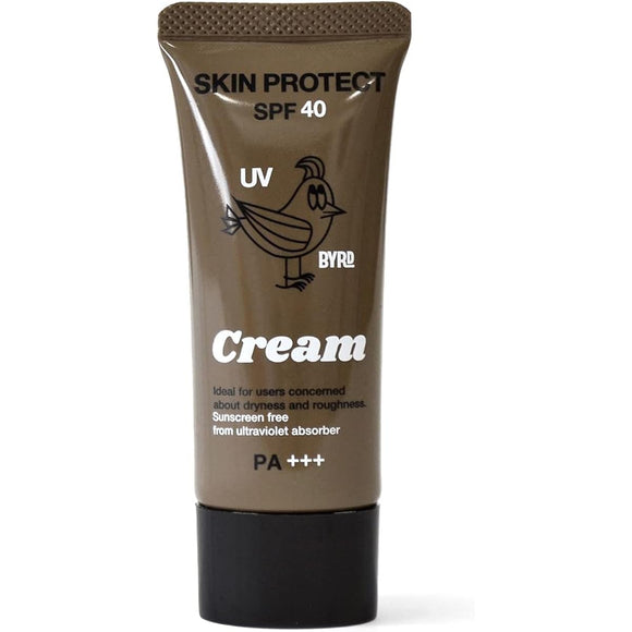 BYRD UV Cream Sunscreen Skincare Men's Unisex Skin Tone Surfer Pores UV Absorber Free