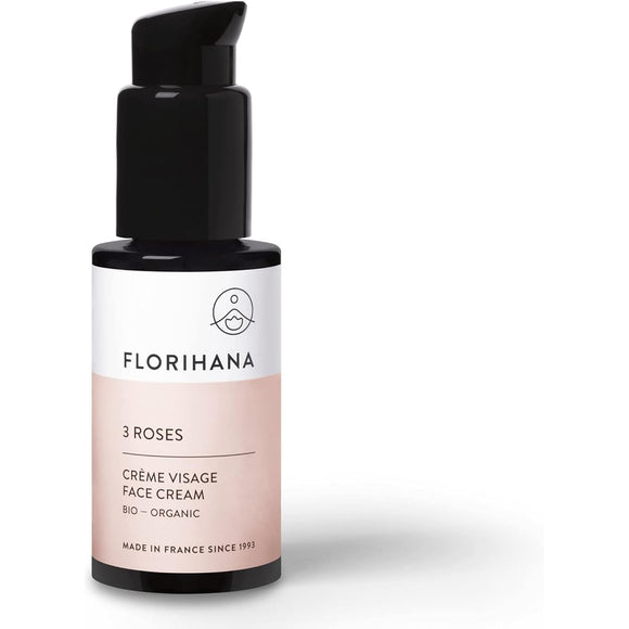 [Florihana Official] Organic 3 Rose Face Cream 50ml, Moisturizing, Rough Skin, Moisturizing, Cosmetics, Skin Care, Moisturizing, France, Aroma, Florihana