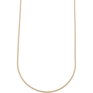 [Fairy Cullet] 18K Gold Necklace K18 2-sided Kihei Chain Made in Japan Certification Seal 5g 50cm Pull Ring