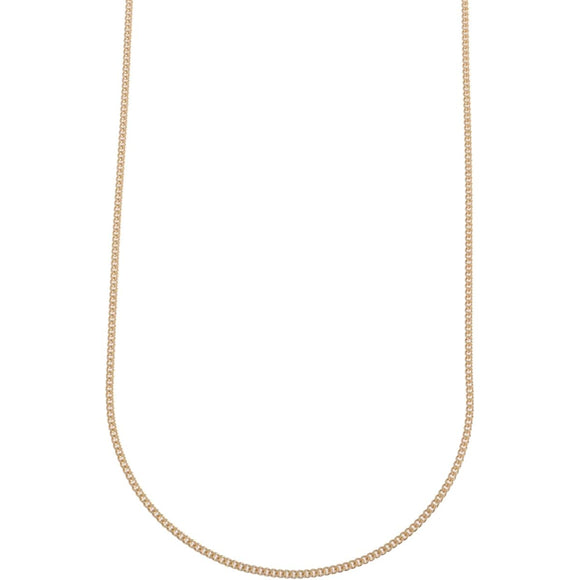 [Fairy Cullet] 18K Gold Necklace K18 2-sided Kihei Chain Made in Japan Certification Seal 5g 50cm Pull Ring