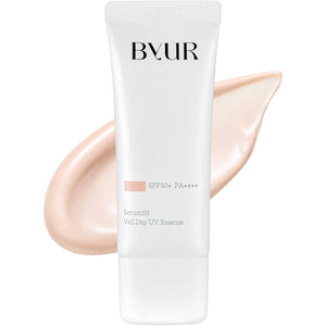 ByUR Makeup Base Sunscreen UV Protection SPF50+ PA++++ Tone Up Korea Serum Fit Veil Day UV Essence Sheer Pink